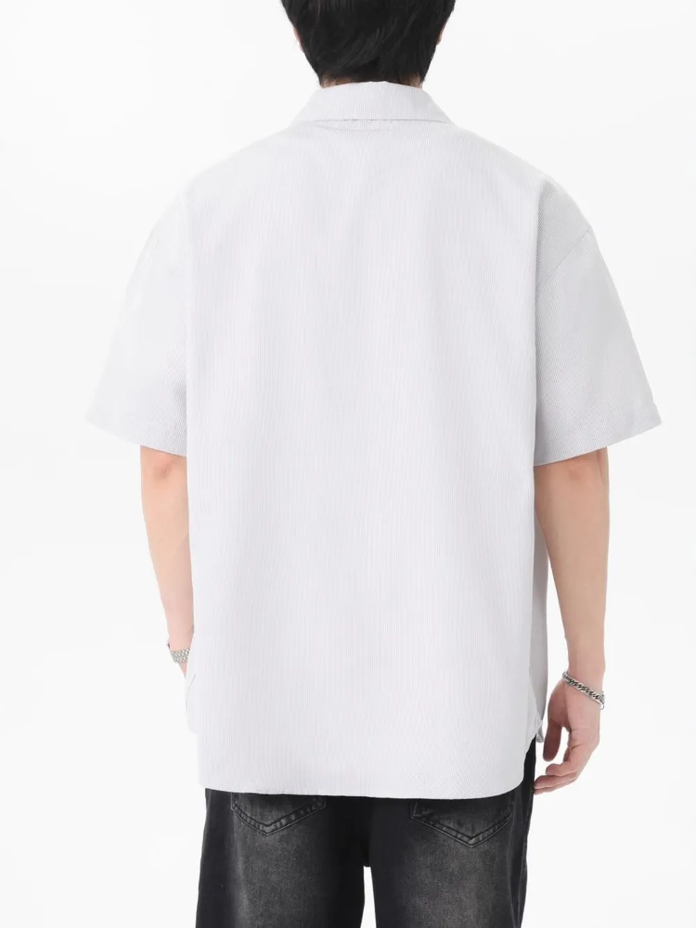 Men's Plus Size Casual Short-Sleeve Shirt, image 3