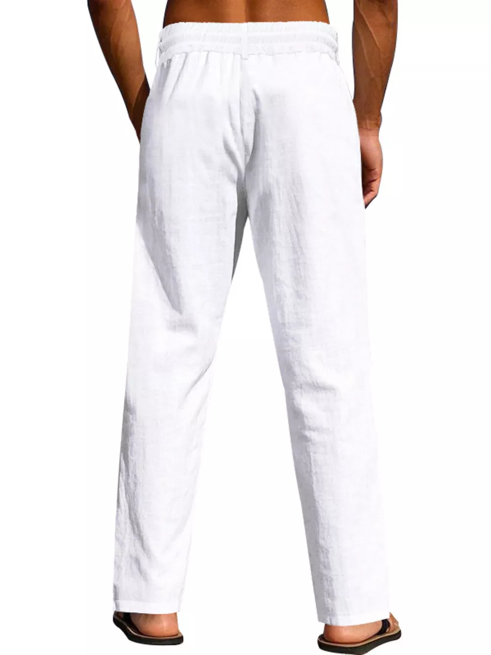 Men's Full Size Drawstring Elastic Waist Loose Fit Pants Plus Size, image 18