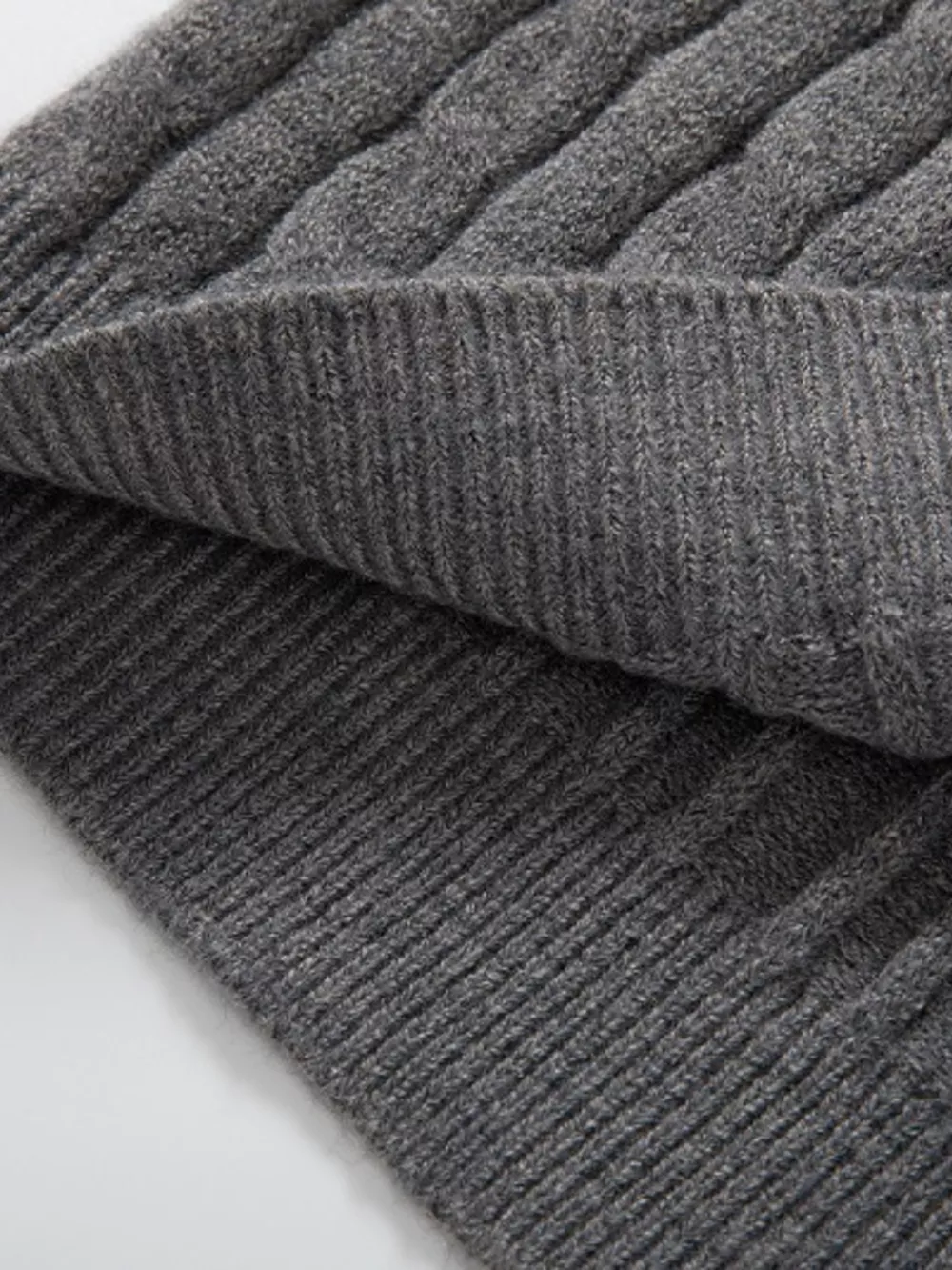 Men's Full Size Cable Knit Half-Zip Sweater Plus Size, image 11