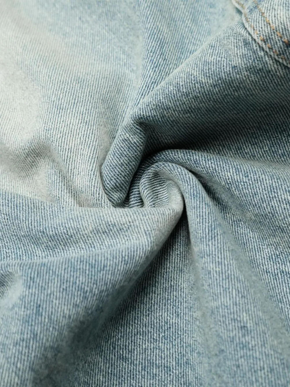 Men's Washed Wide Leg Baggy Jeans, image 13