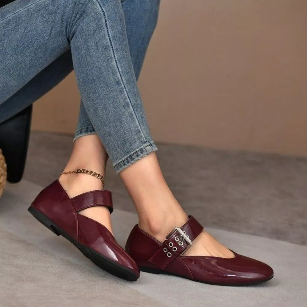 Round Toe Flats Loafers, image 7