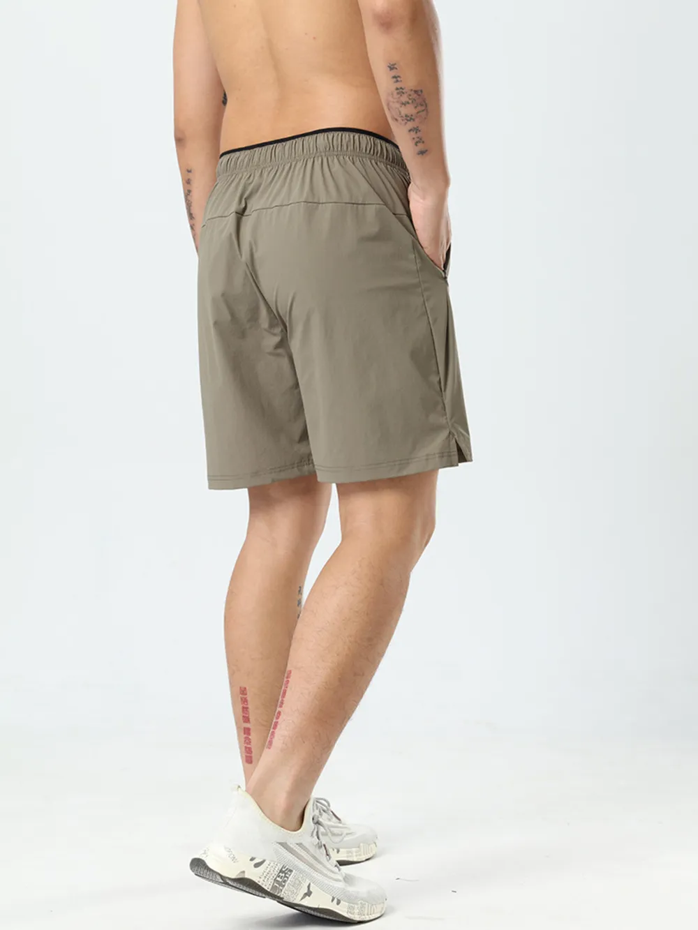 Men's Plus Size Pocketed Active Shorts, image 5
