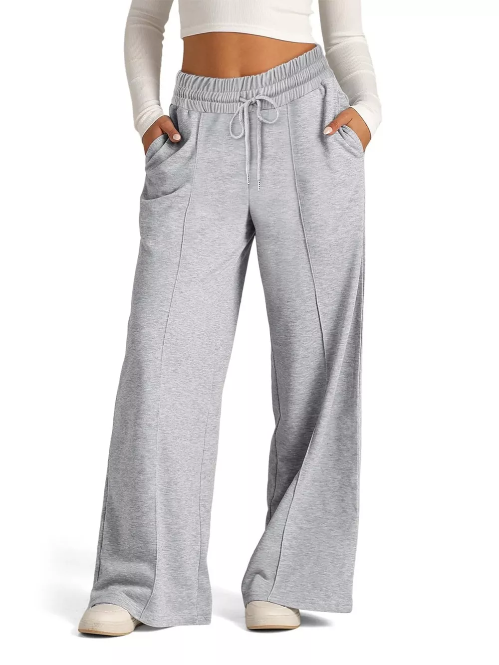 Wide Leg Drawstring Pants
