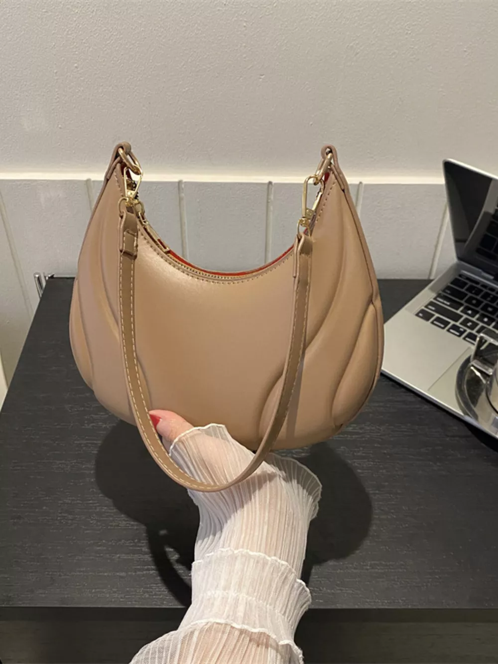 Solid Color Shoulder Bag, image 11