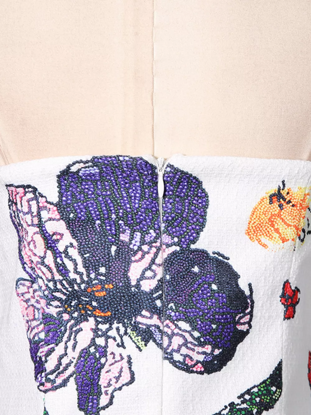 Strapless Floral Mini Dress, image 7