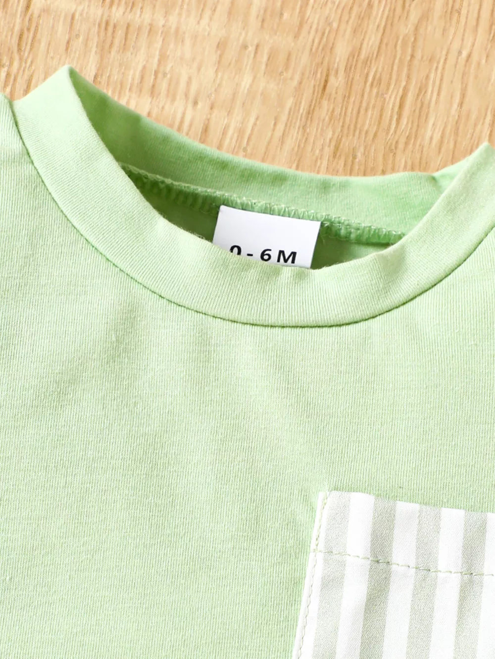Children's Striped Pocket Tee and Shorts Set, image 2