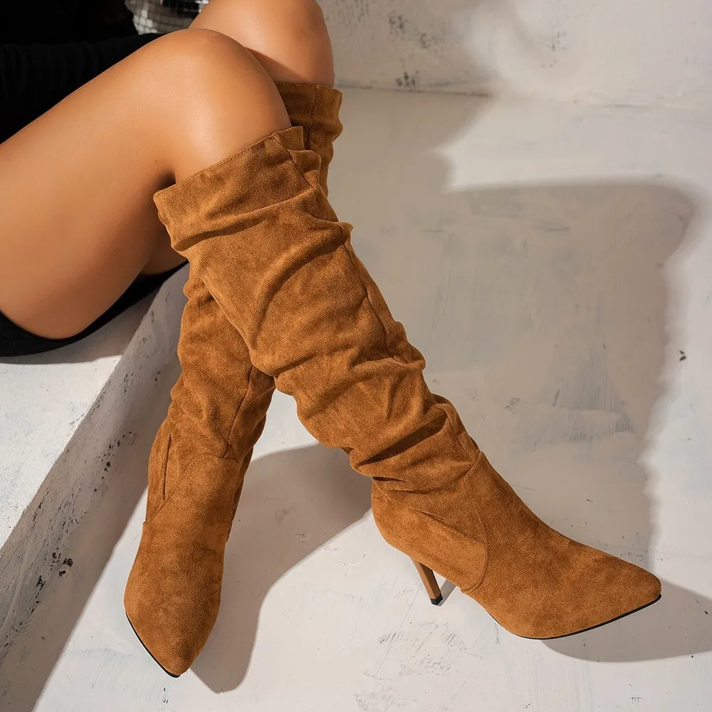 Point Toe Stiletto Boots, image 4