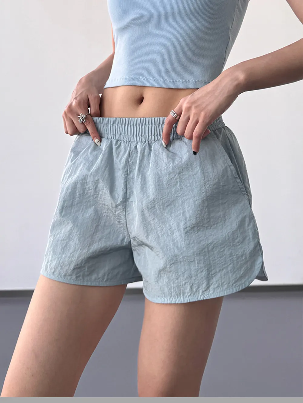 Elastic Waist Active Shorts, image 8