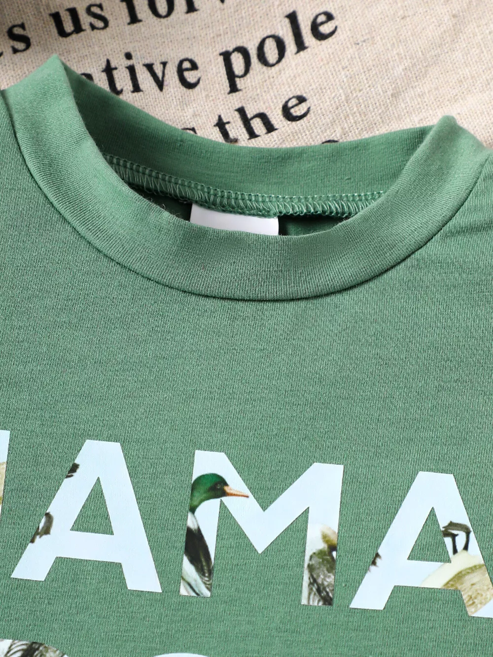 Children's Mama' Boy Graphic Casual Tee and Shorts Set, image 13