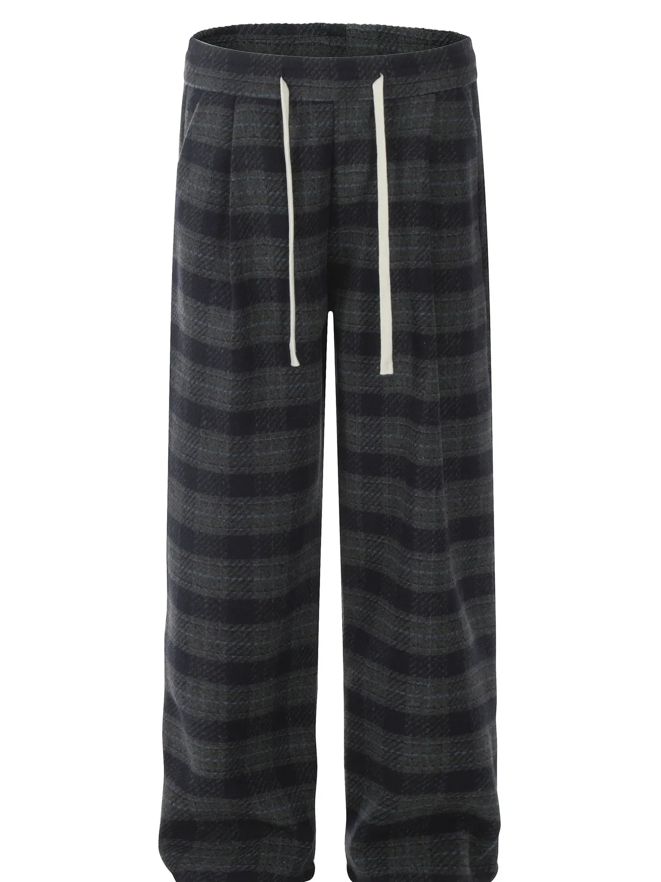 Men's Plaid Drawstring Pants