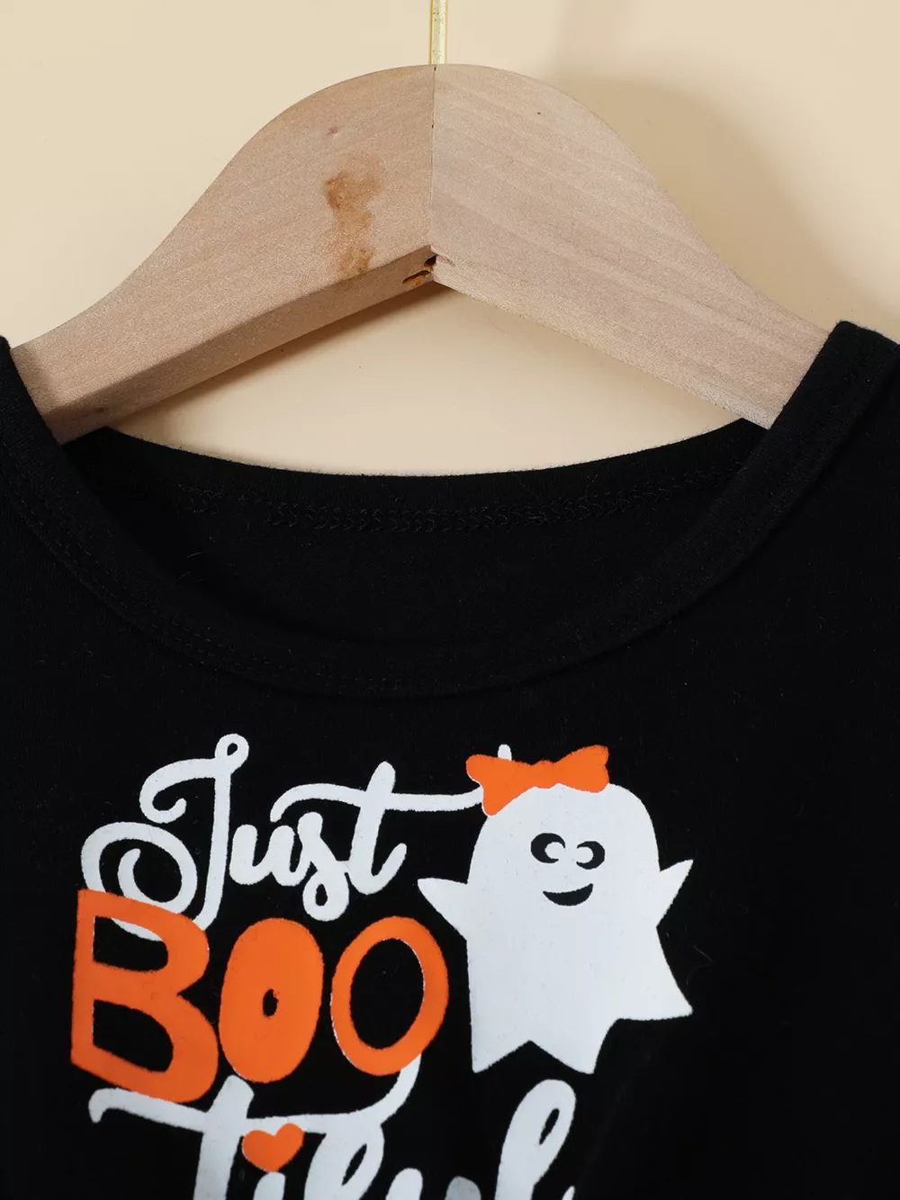 Children's Halloween Ghost Graphic Dress and Hooded Cape Set, image 7