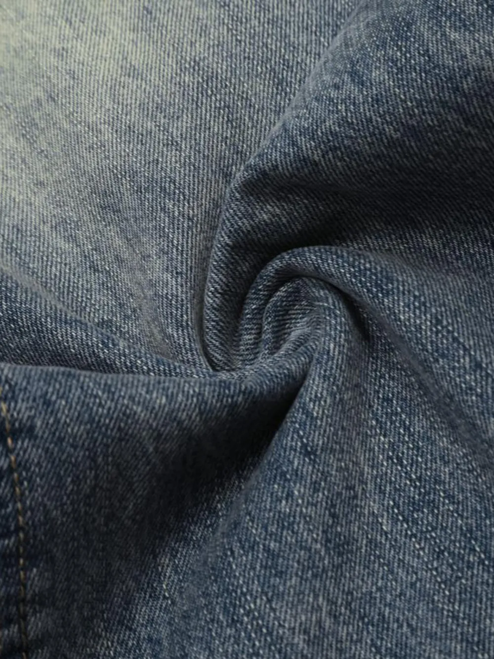 Men's Vintage Wash Distressed Jeans, image 10