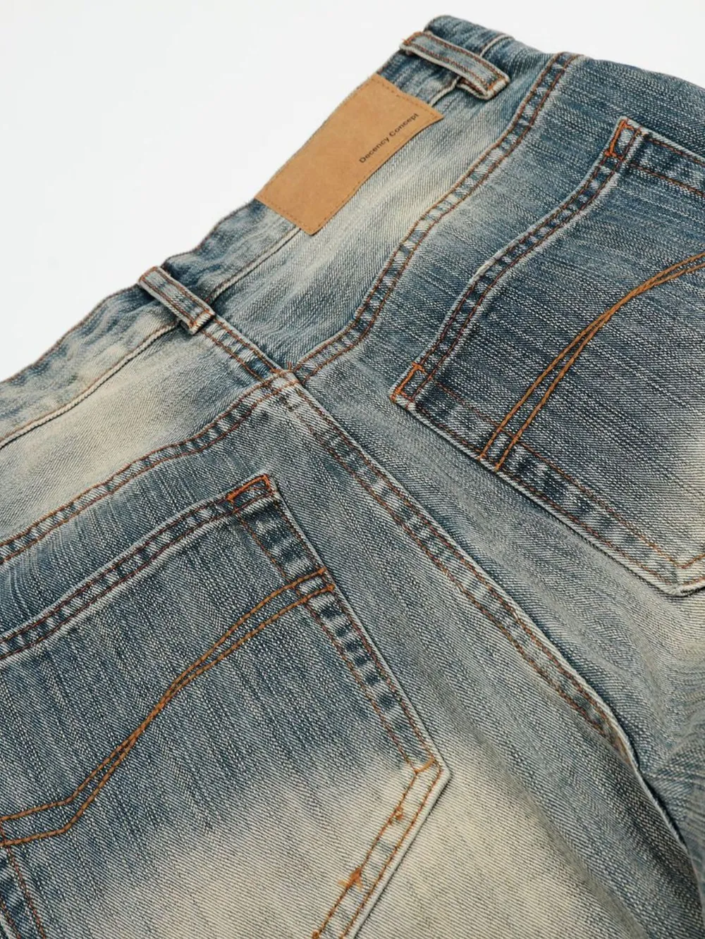 Men's Vintage Washed Baggy Jeans, image 7