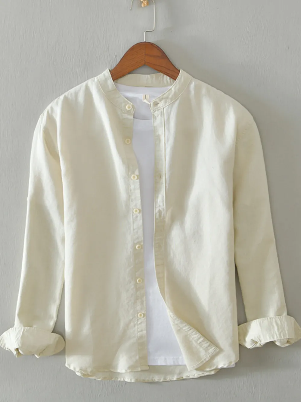 Men's Full Size Button Up Long Sleeve Shirt Plus Size, image 6