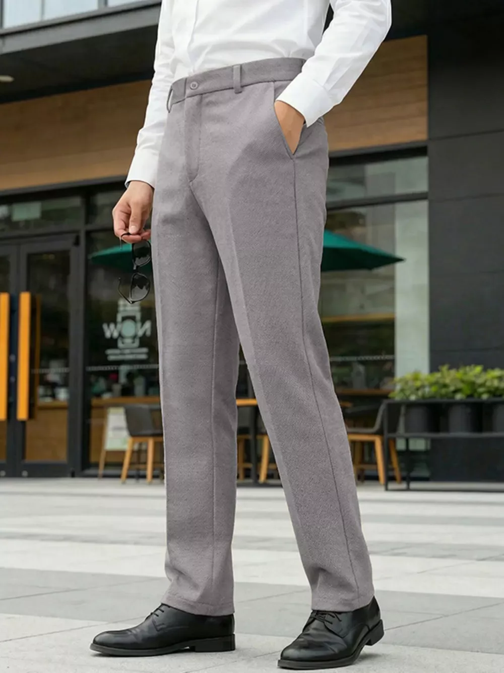 Men's Full Size Classic Fit Dress Pants Plus Size, image 4