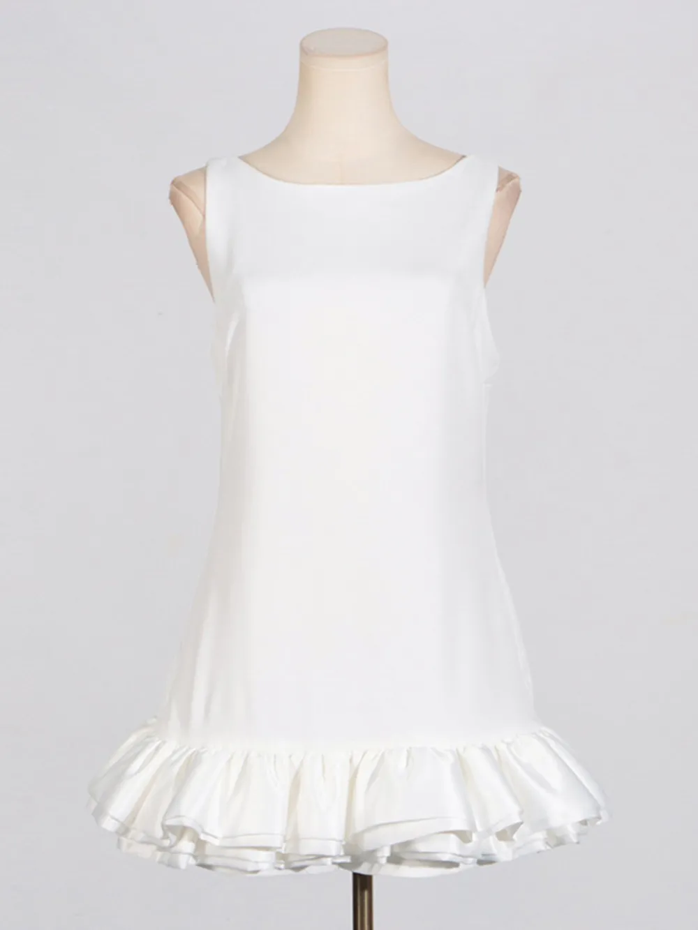 Ruffled Hem Sleeveless Mini Dress, image 7