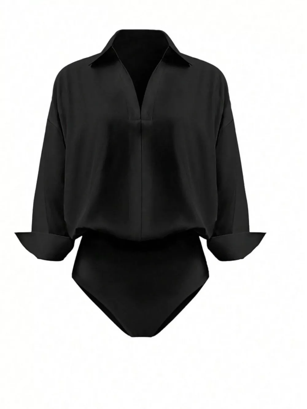 Button-Down Long Sleeve Bodysuit