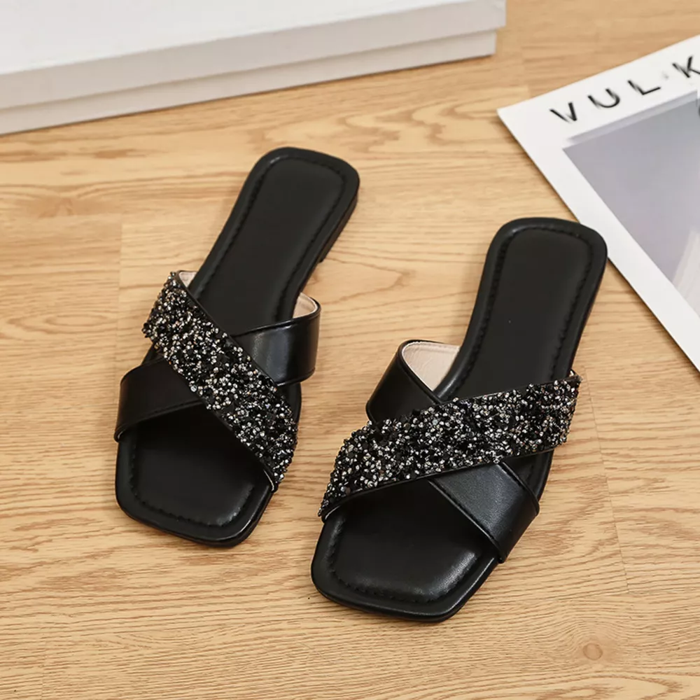Open Toe Crisscross Sandals, image 3
