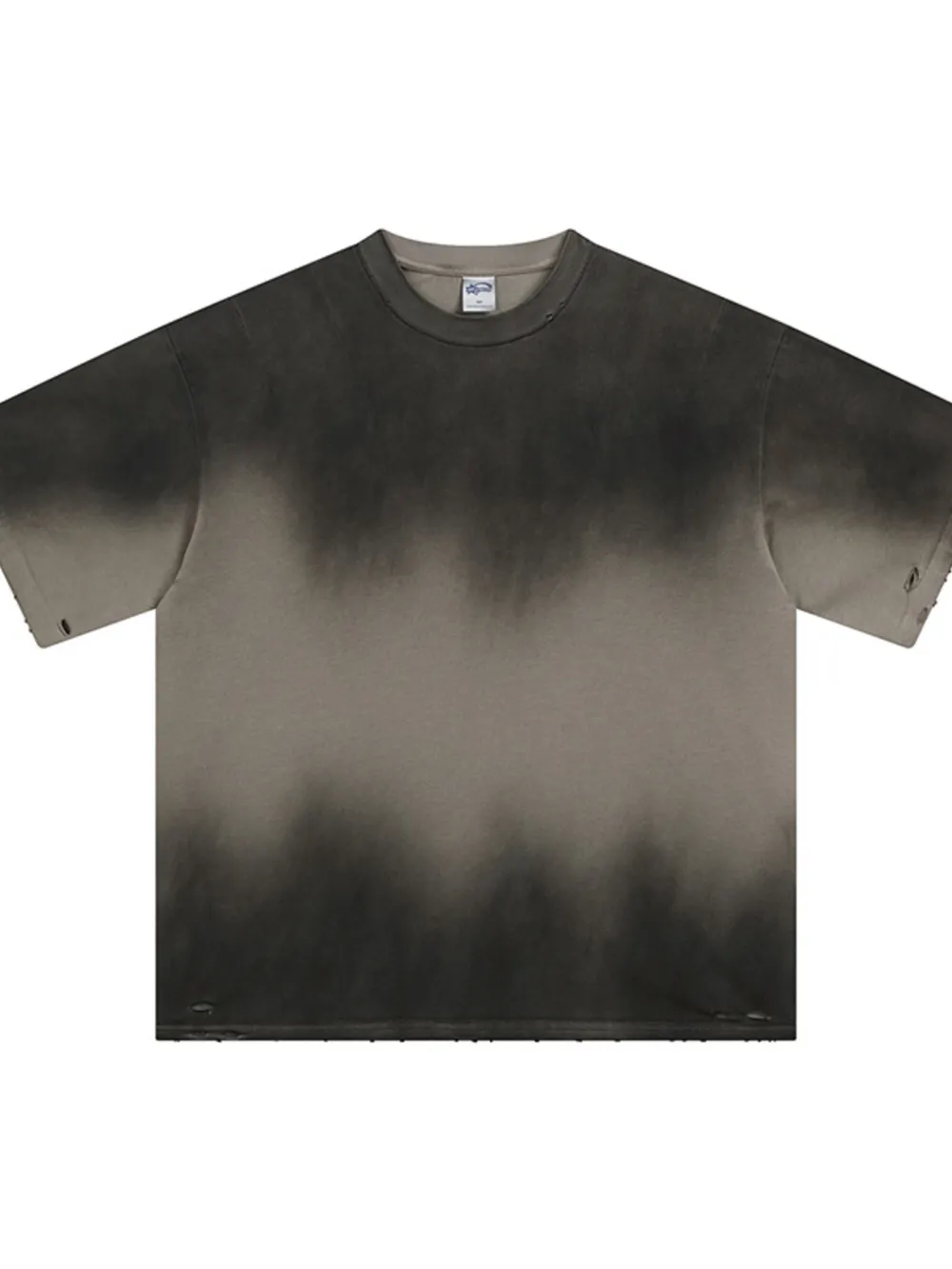 Men's Gradient Round Neck Oversized T-Shirt, image 12