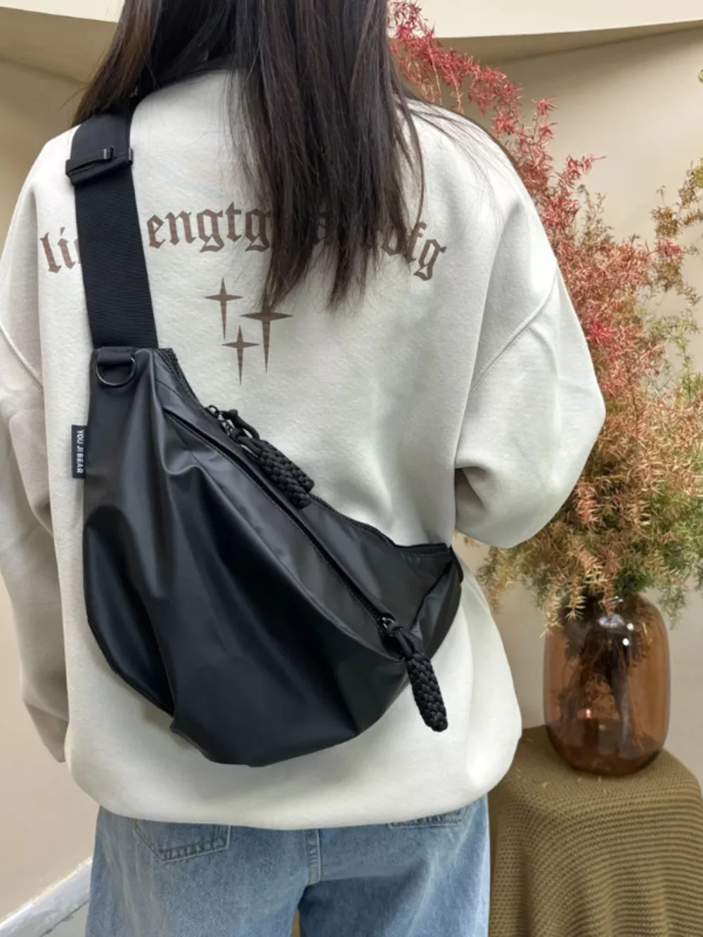 Casual Lightweight Nylon Crossbody Bag, image 2