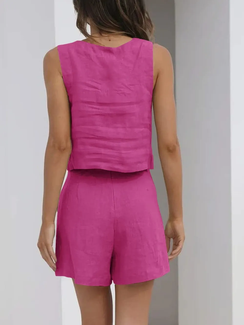 Square Neck Tank and Shorts Set, image 31
