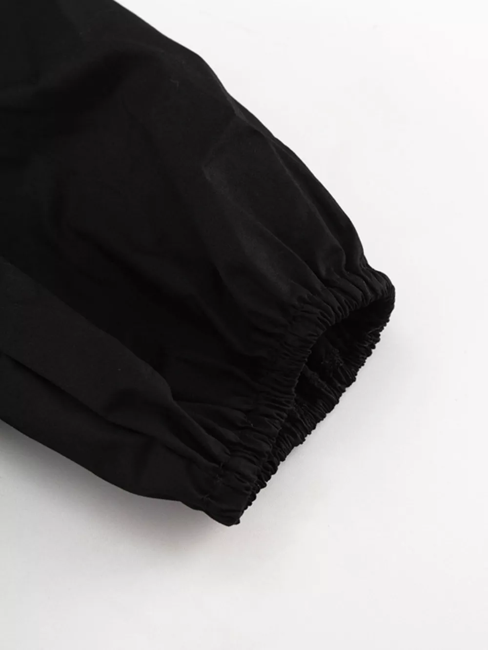 Ruffled Hem Ruched Puff Sleeve Mini Dress, image 15