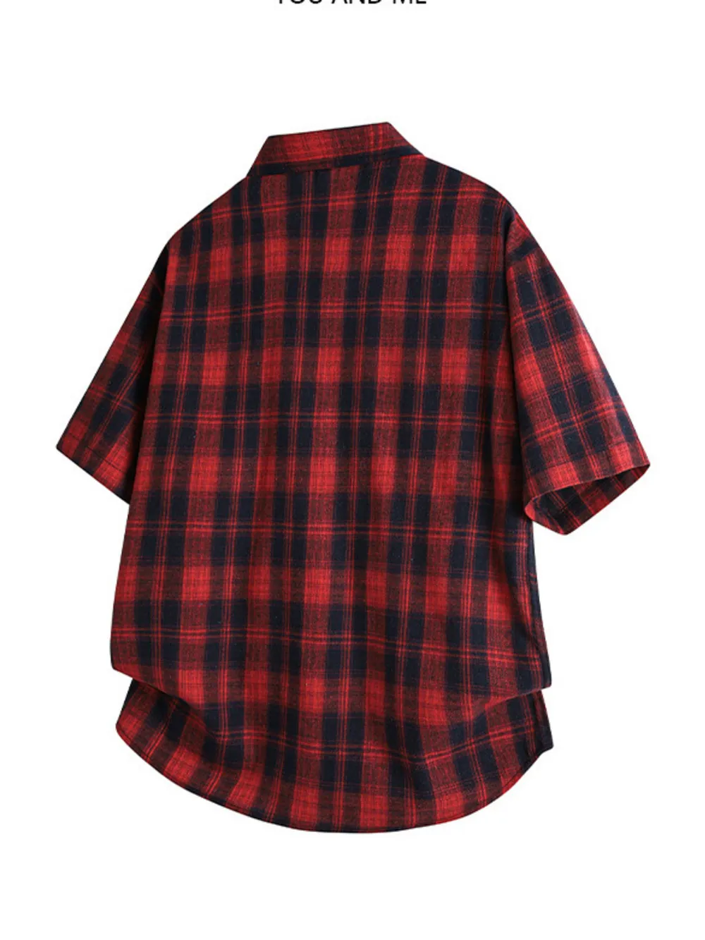 Men's Plus Size Plaid Button Up Casual Shirt, image 3
