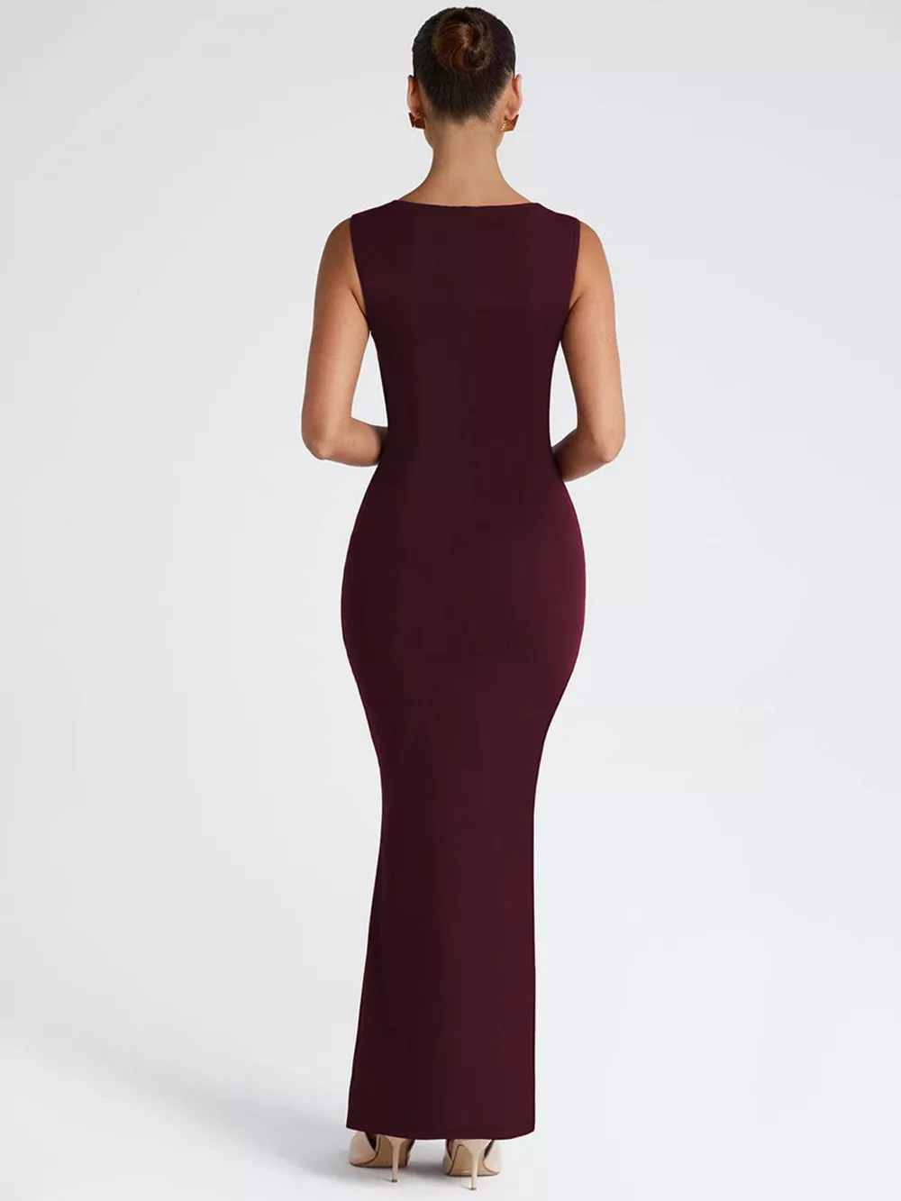 Square Neck Sleeveless Maxi Dress, image 19
