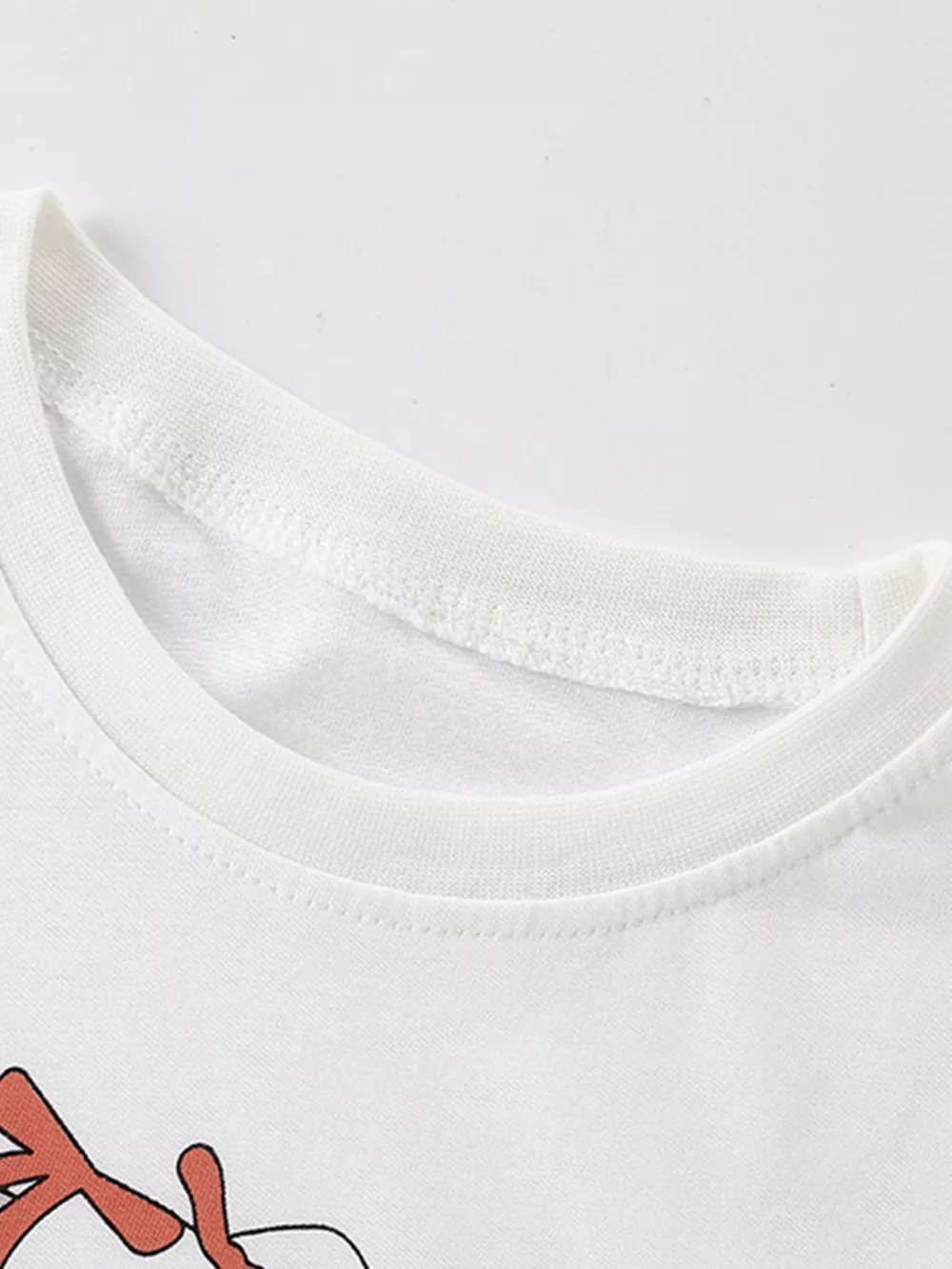 Children's Cute Bunny Graphic Short Sleeve T-Shirt, image 5