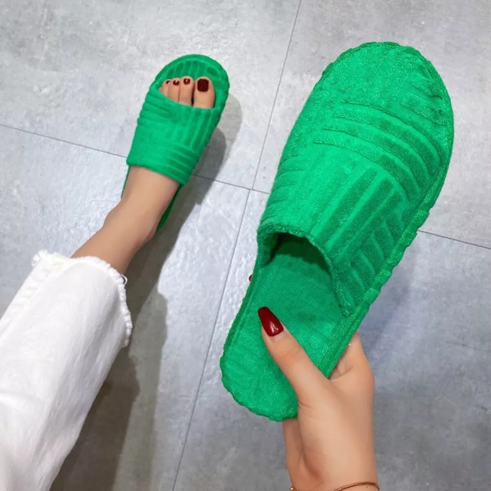 Open Toe Platform Slippers, image 8