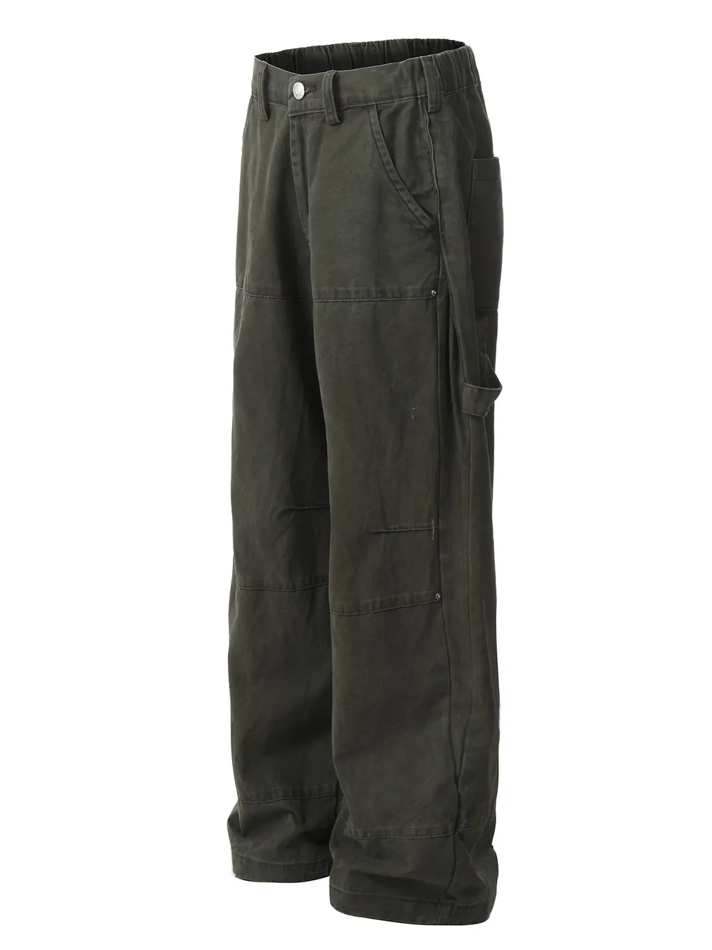 Men's Baggy Cargo Jeans with Multi-Pocket, image 2