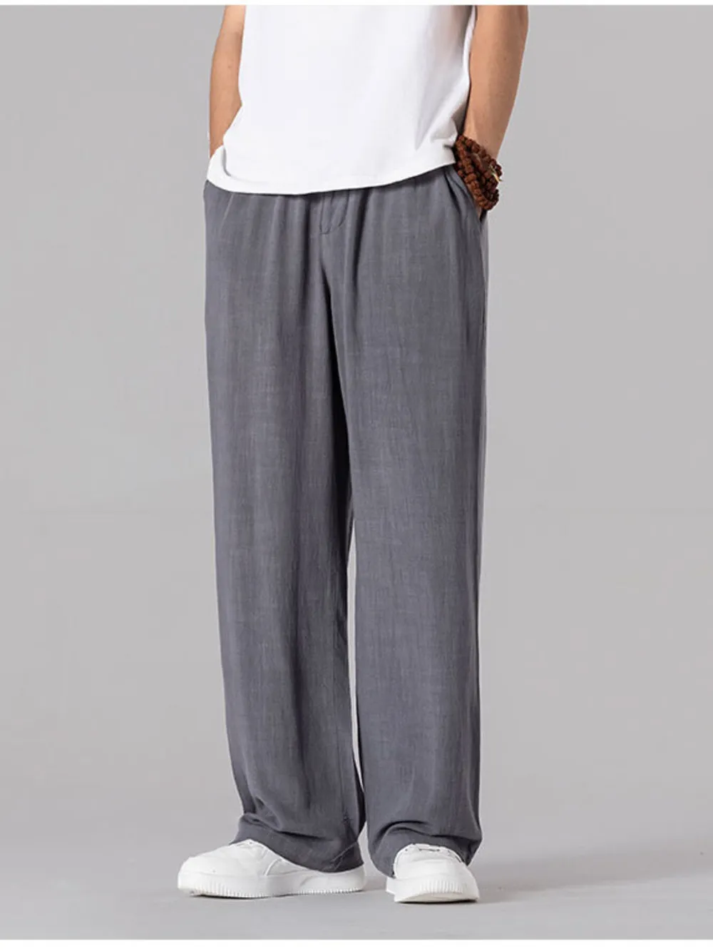 Men's Plus Size Wide Leg Pants, image 7