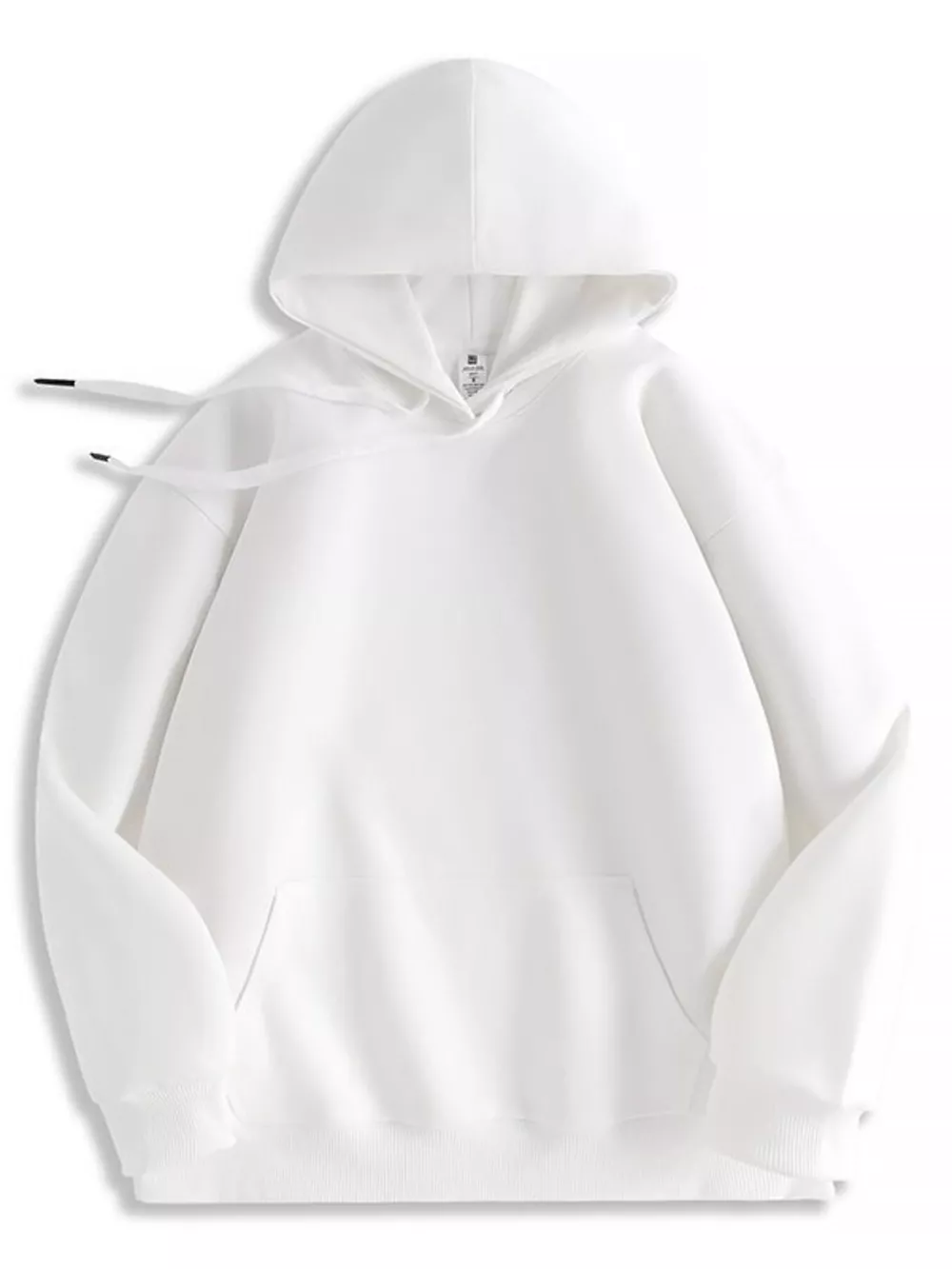 Men's Full Size Solid Color Casual Hoodie Plus Size, image 3