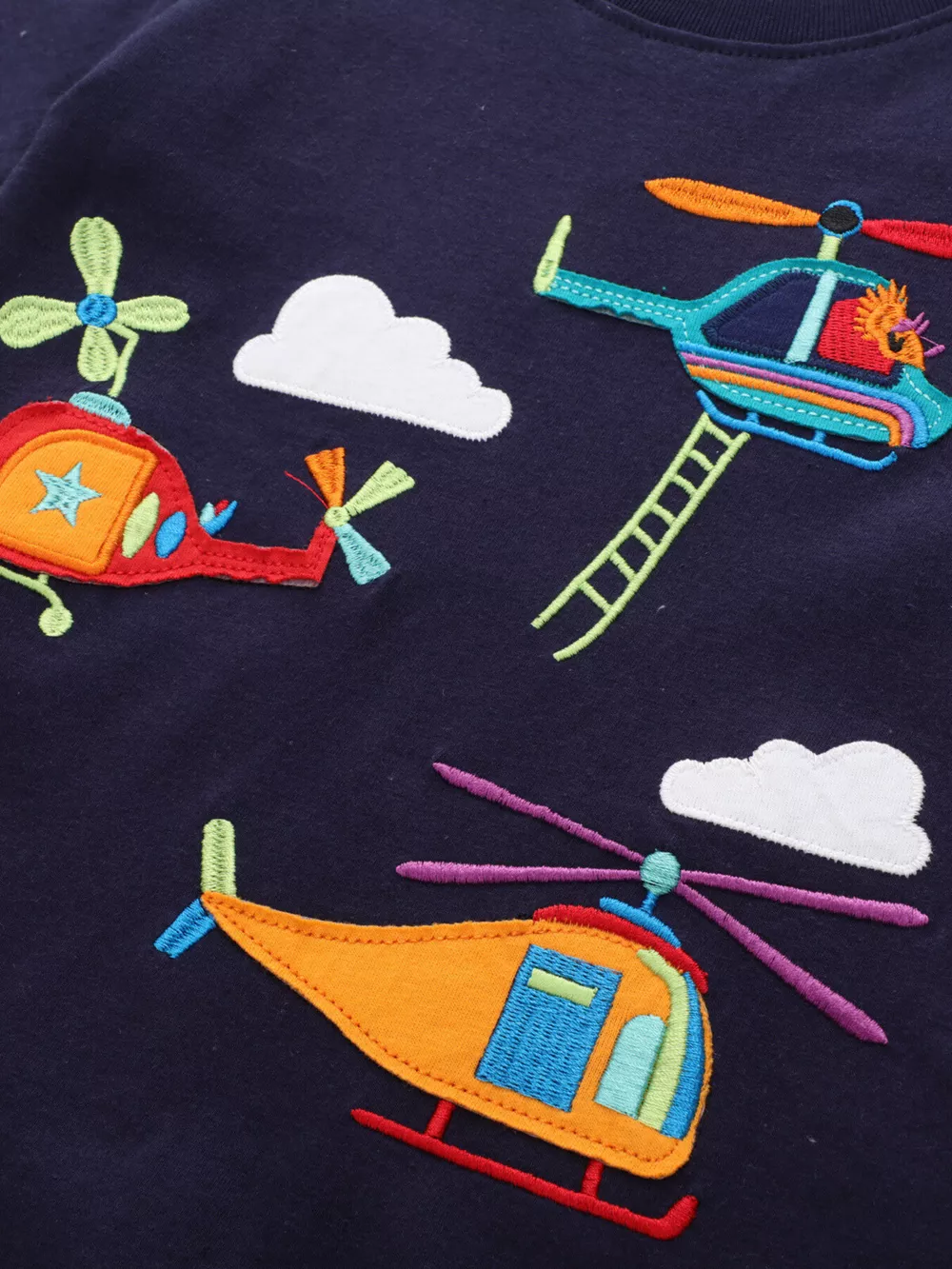 Children's Helicopter Short Sleeve T-Shirt, image 3