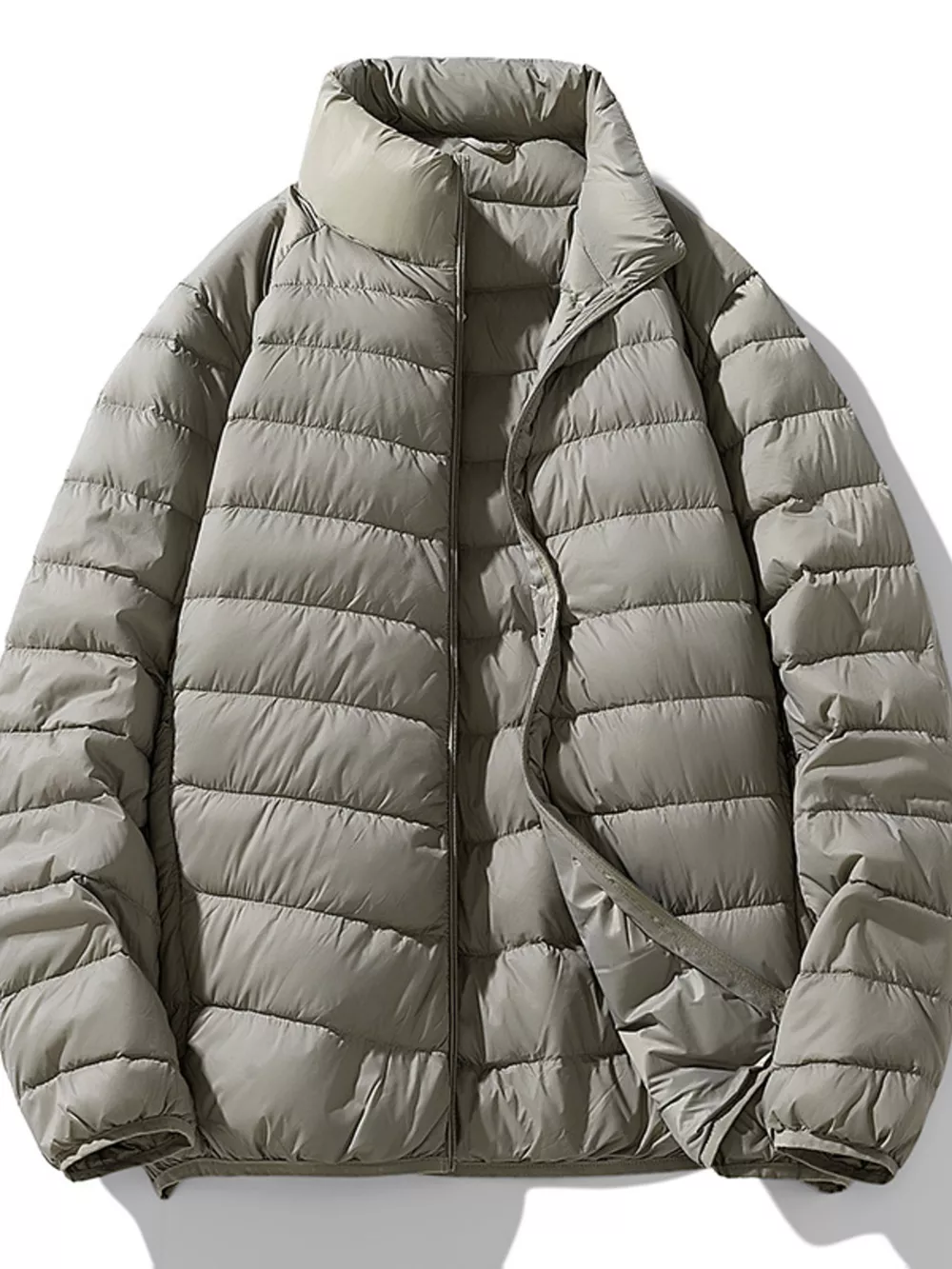 Men's Plus Size Lightweight Zip Up Jacket, image 3