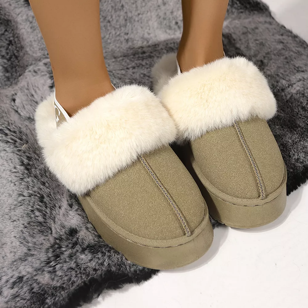 Round Toe Platform Ankle Boots, image 4