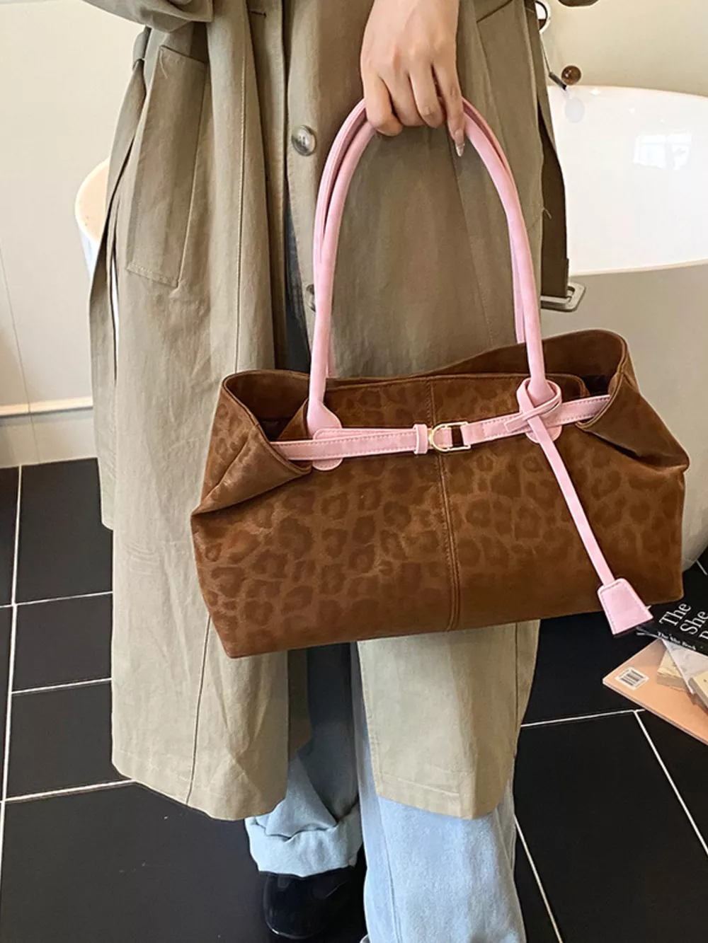 Leopard Print Handbag, image 11