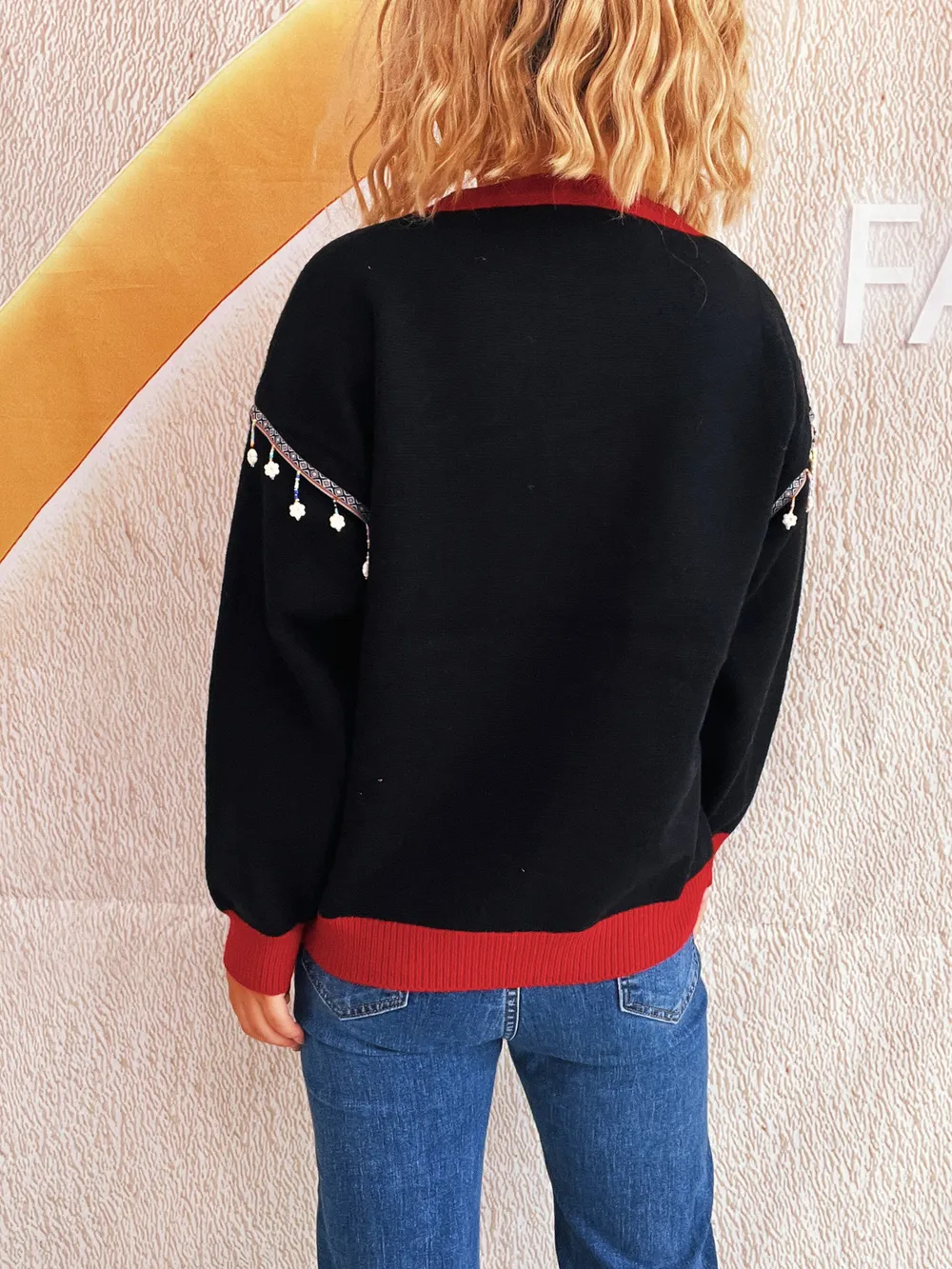 Christmas Tree Long Sleeve Sweater, image 14