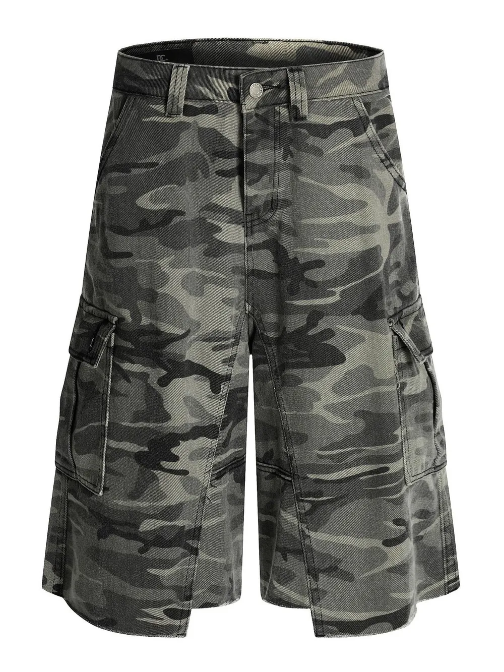 Men's Camouflage Cargo Capris Jeans, image 2