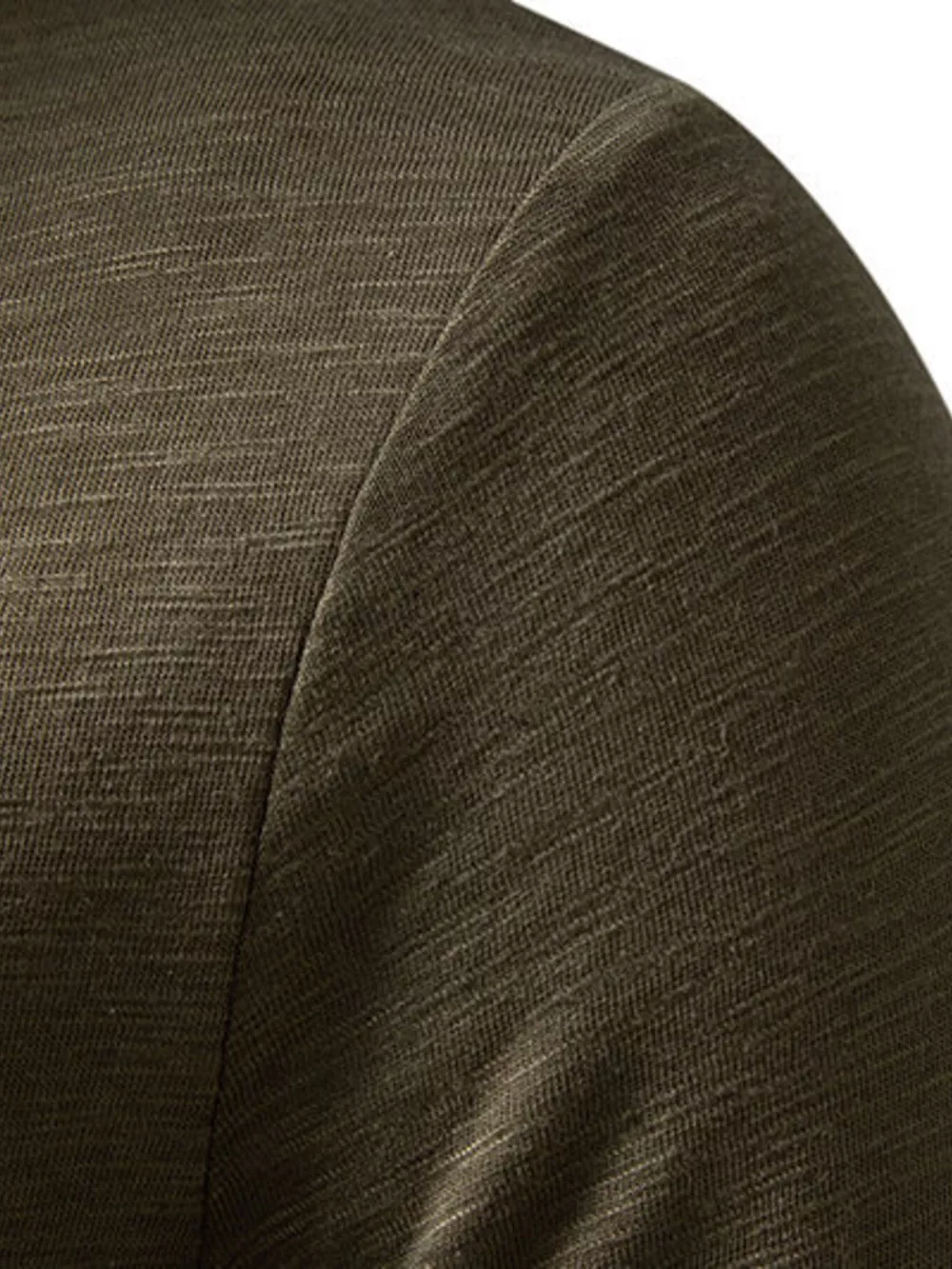 Men's Long Sleeve Henley T-Shirt, image 13