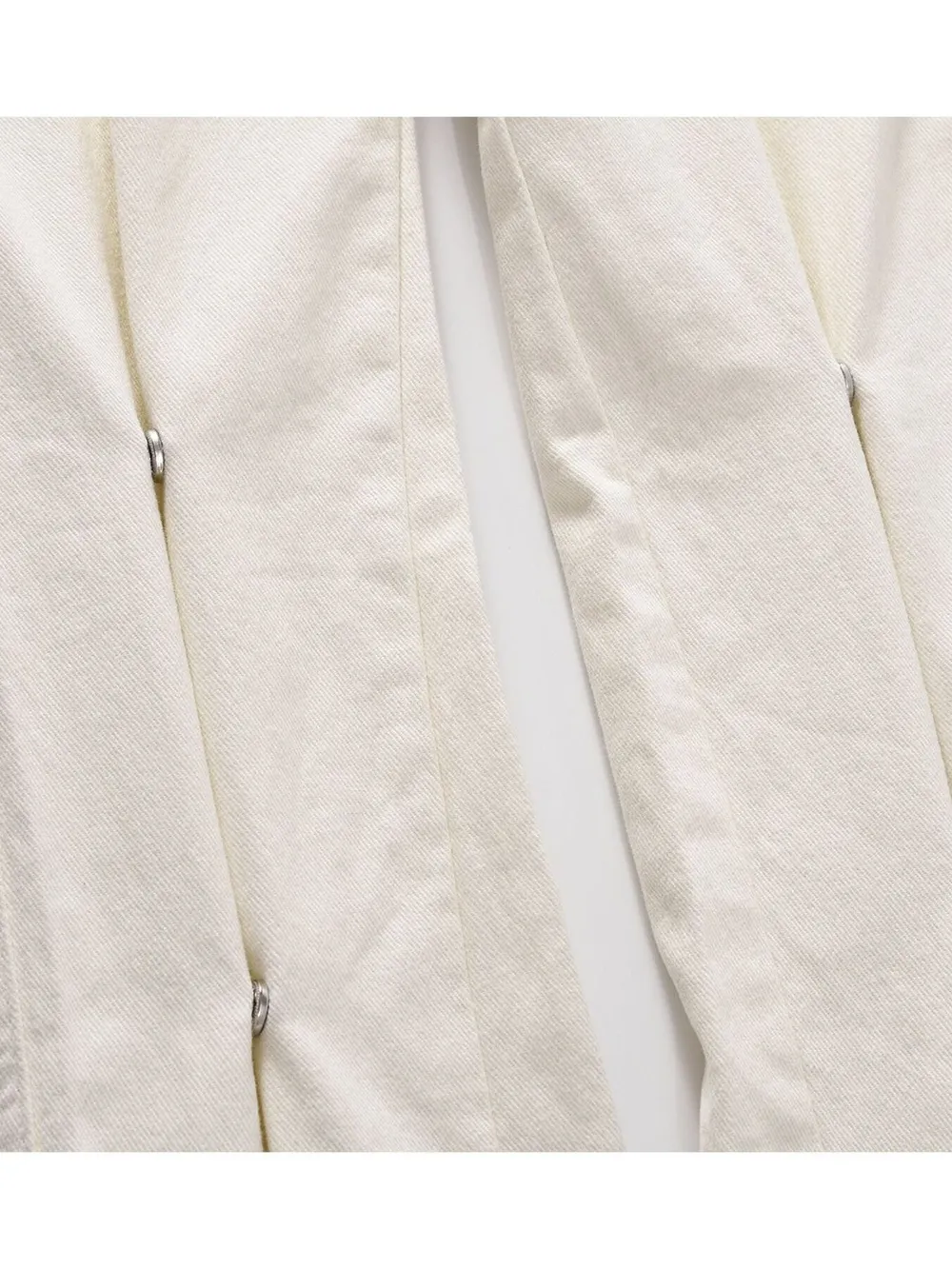 Men's Slim Straight Jeans with Snap Detail, image 7