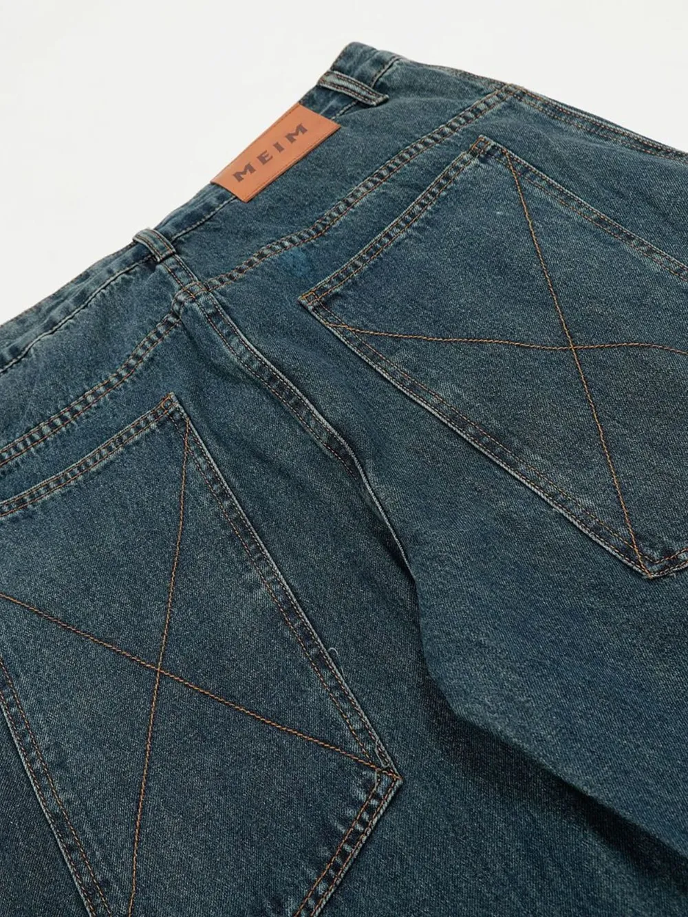 Men's Vintage Wide Leg Baggy Jeans, image 5