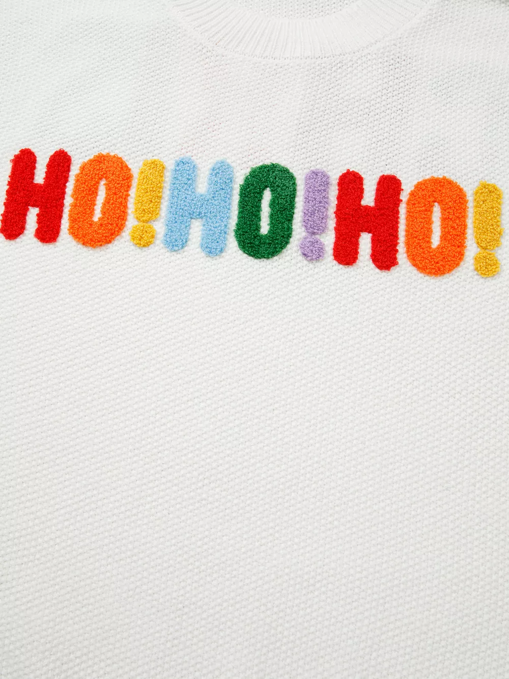 HOHOHO MERRY CHRISTMAS Drop Shoulder Holiday Sweater, image 7