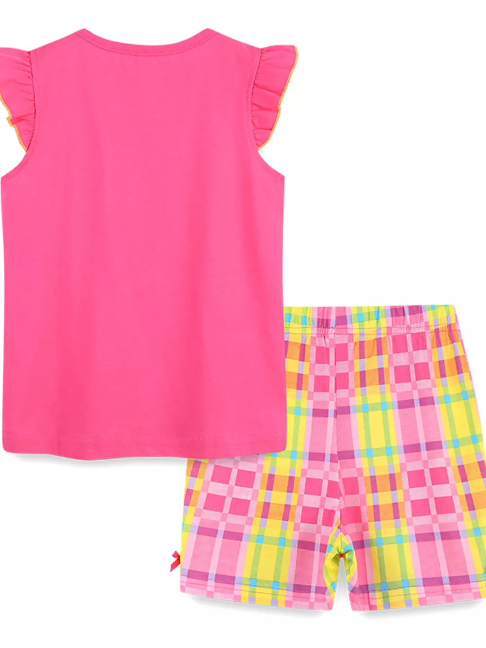 Children's Watermelon Embroidered Tee and Shorts Pajama Set, image 4