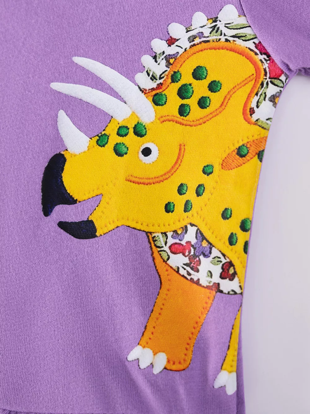 Children's Dinosaur Print Casual Dress, image 5