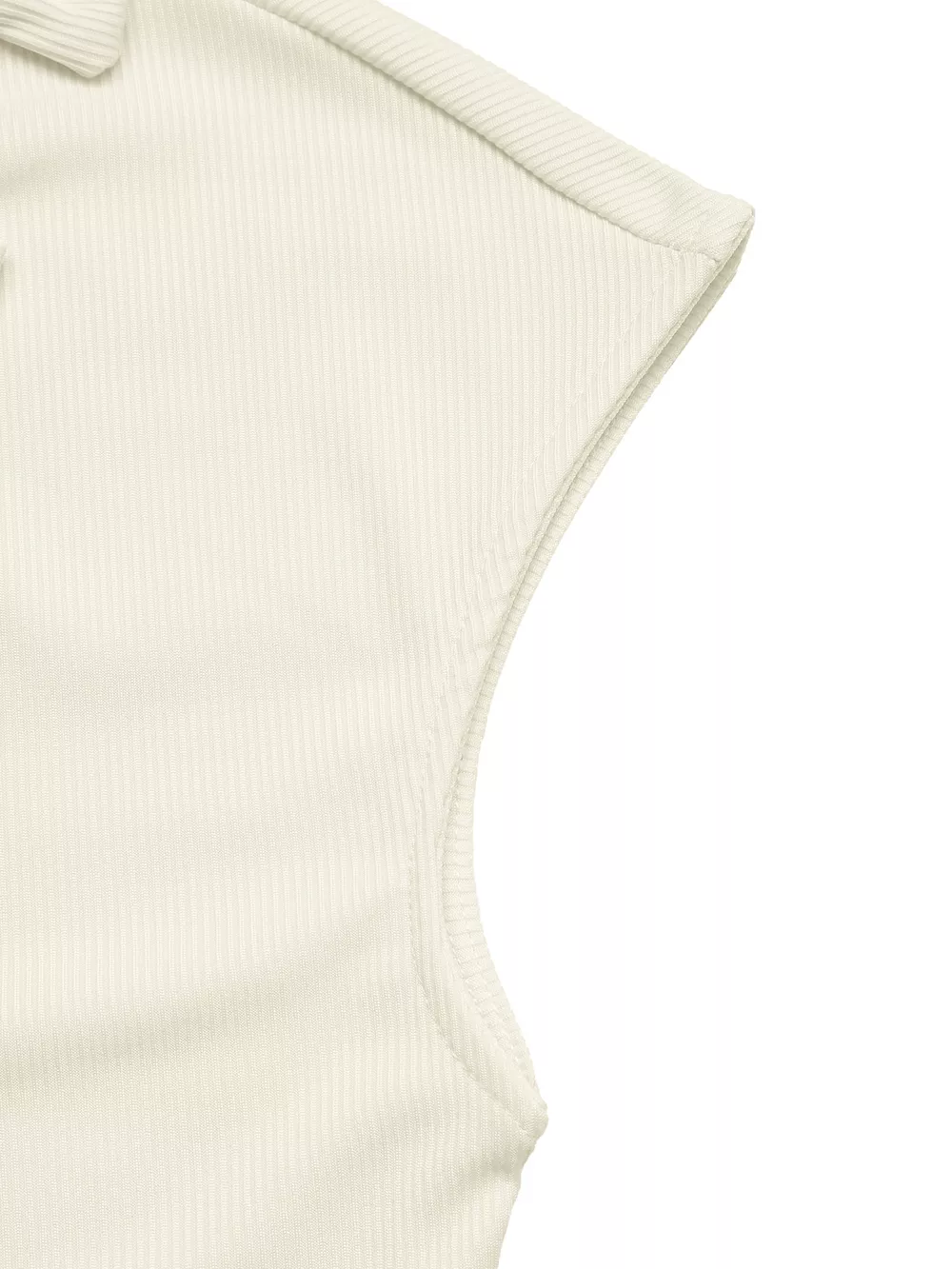 Ribbed Knit Bow Decor V-Neck T-Shirt, image 8