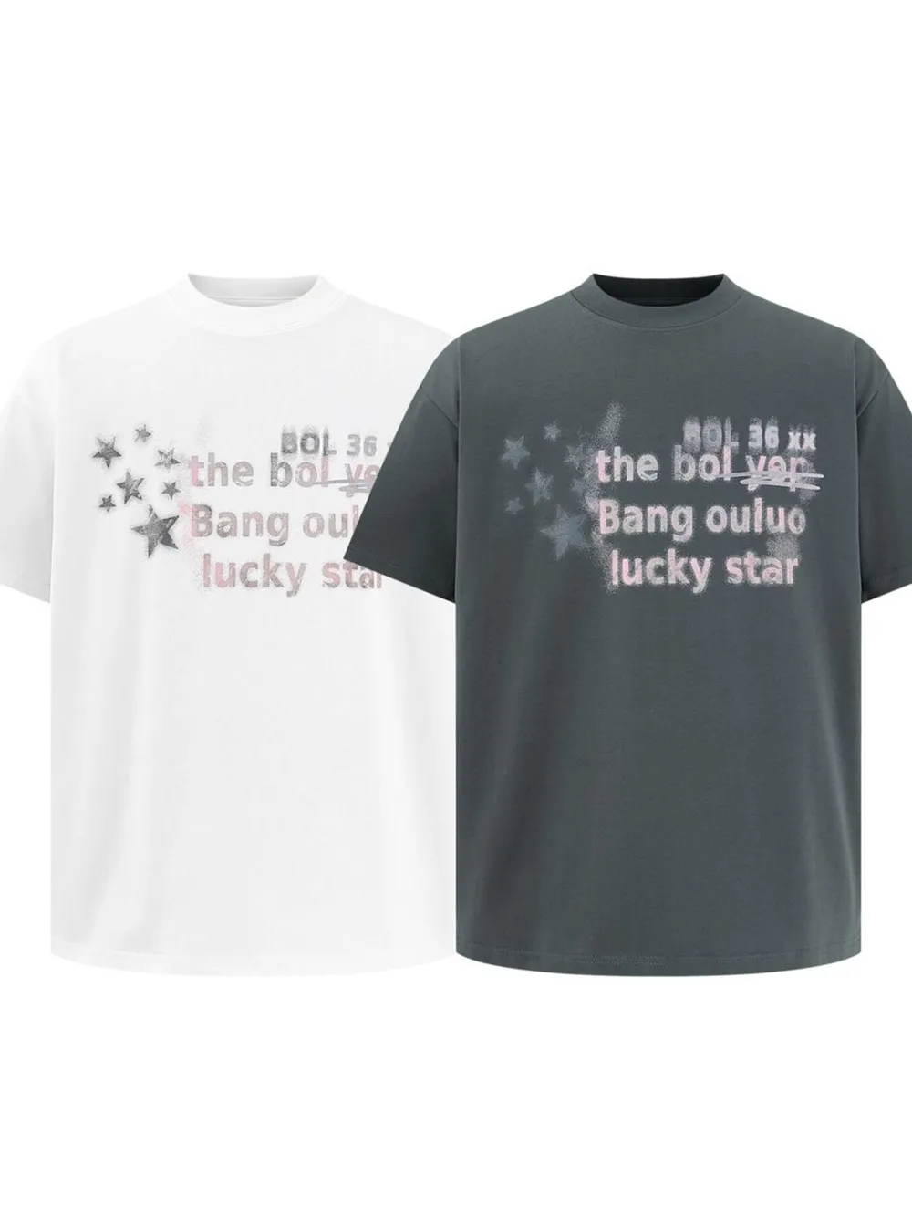 Men's Star Letter Graphic Short Sleeve T-Shirt, image 5