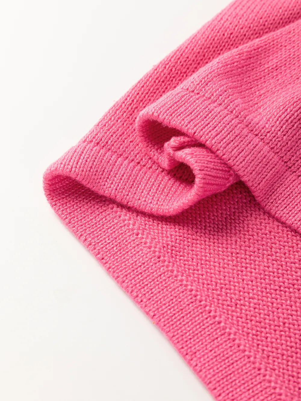 Contrast Trim Pearl Detail Sweater Tank Top, image 6