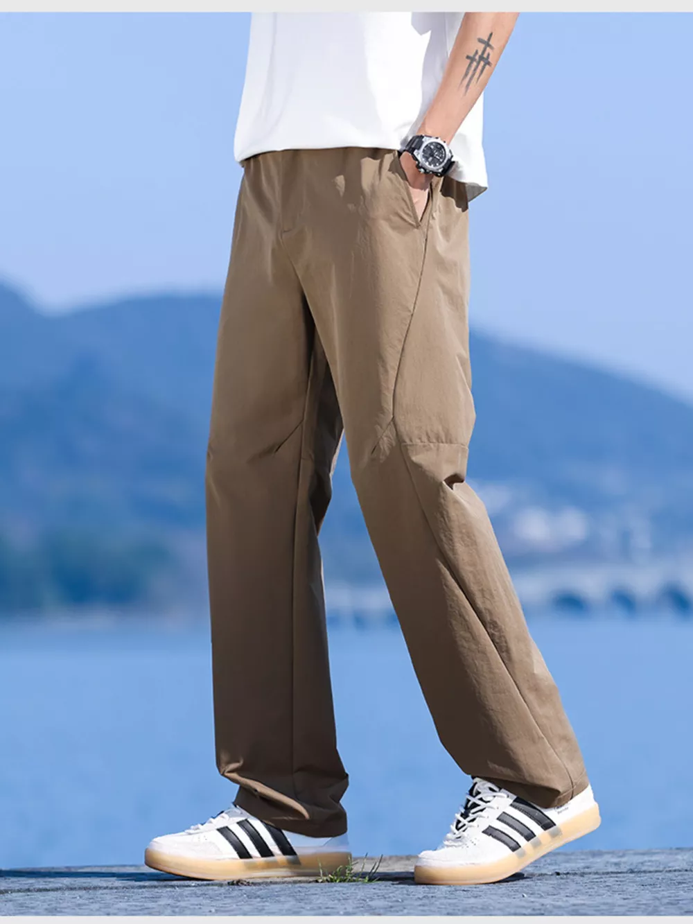 Men's Casual Loose-Fit Pants, image 3