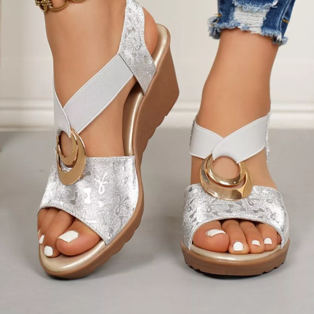 Open Toe Wedge Sandals, image 11